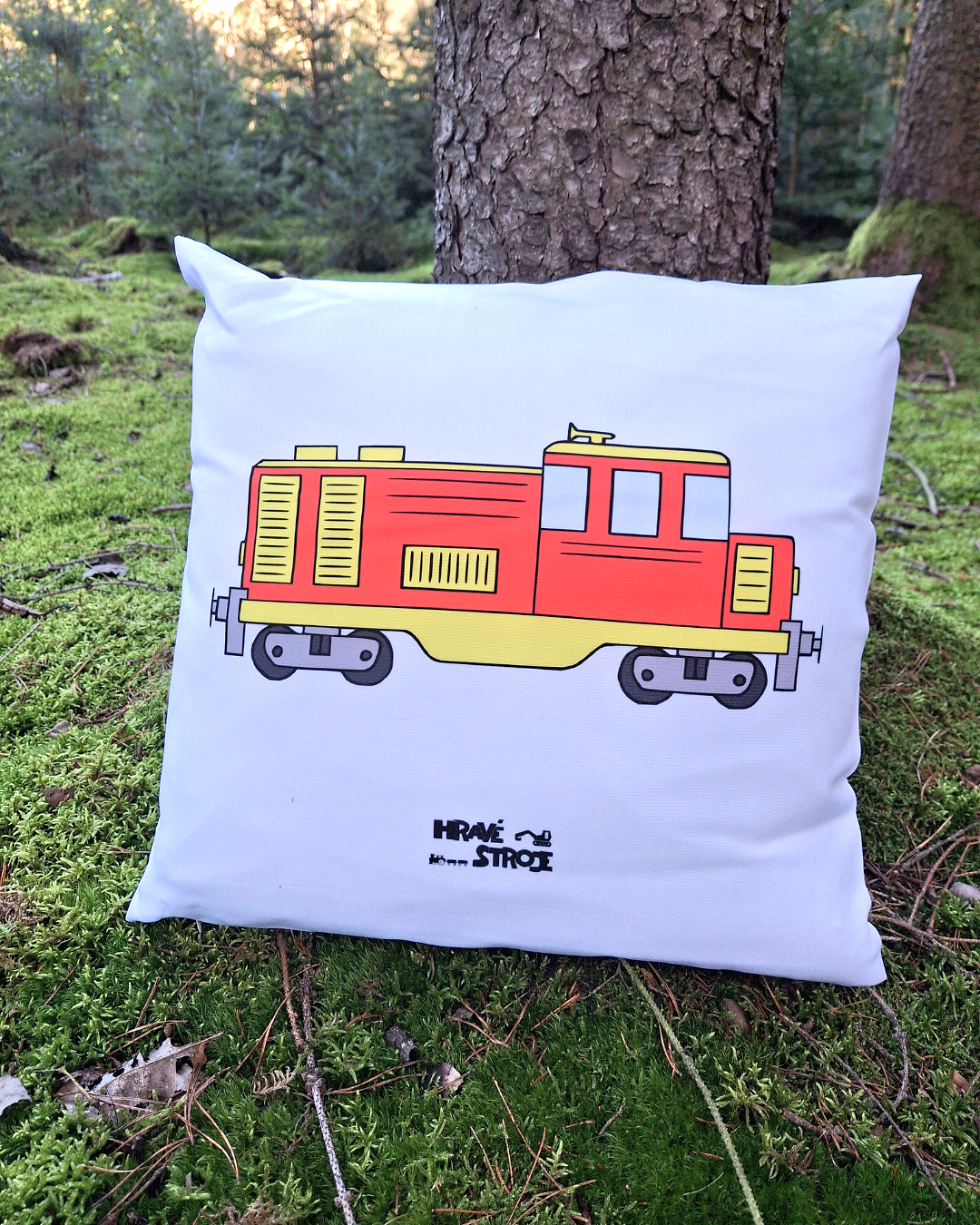 Polštář s vlakem polštář s mašinkou 2